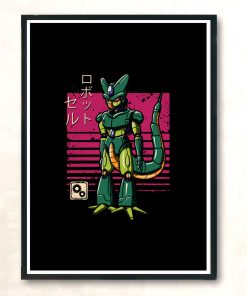 Mecha Cell Modern Poster Print