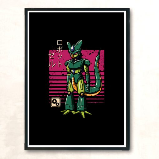 Mecha Cell Modern Poster Print