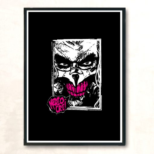 Mediocre Pink Modern Poster Print