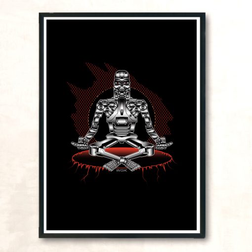 Meditator Modern Poster Print