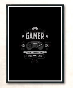 Mega Gamer Modern Poster Print