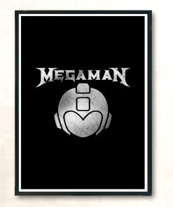 Megaman Megadeth Parody Modern Poster Print