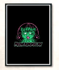 Meowcronomiclaw Modern Poster Print