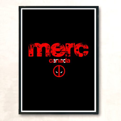 Merc Canada Modern Poster Print