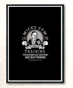 Micks Gym Modern Poster Print