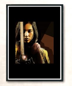 Mikasa Ackermann Paint Art Style Modern Poster Print