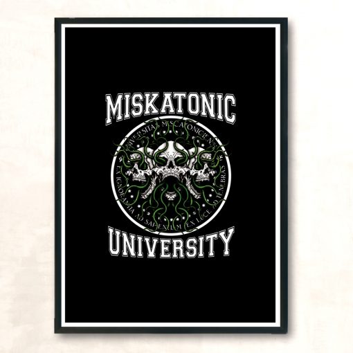 Miskatonic U Azhmodai 2020 Modern Poster Print