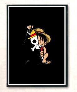 Monkey D Luffy Modern Poster Print