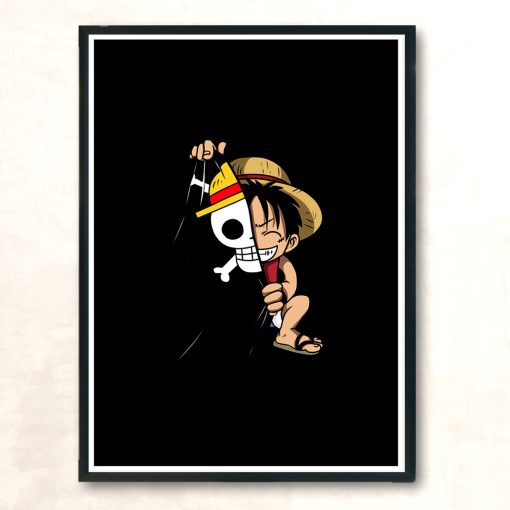 Monkey D Luffy Modern Poster Print