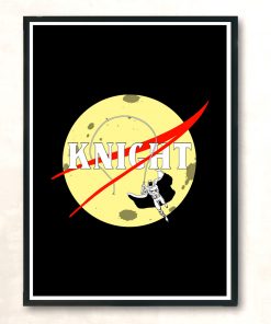 Moon Yellow Modern Poster Print