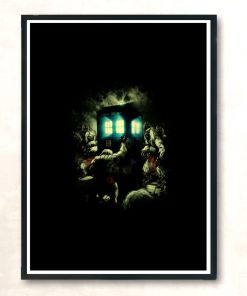 Morlocks Knocking Modern Poster Print