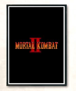 Mortal Logo 2 Modern Poster Print