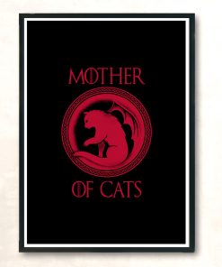 Mother Of Cats Modern Poster Print