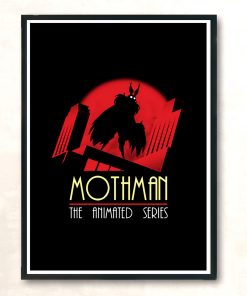 Mothman Animated Series Modern Poster Print