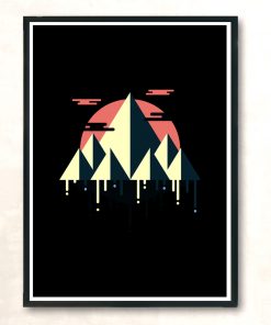 Mountain Everest Modern Poster Print