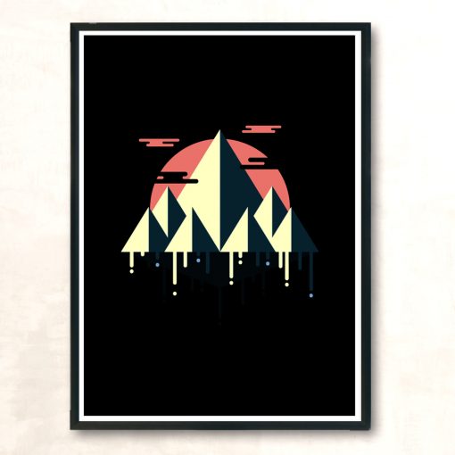 Mountain Everest Modern Poster Print