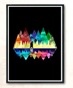 Mountains Spirit Modern Poster Print