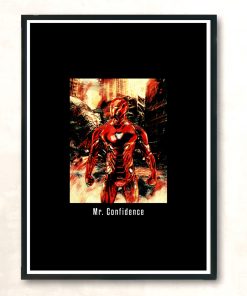 Mr Confidence Modern Poster Print