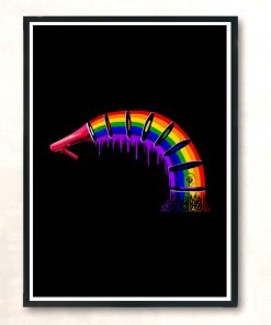 Musical Record Rainbow Modern Poster Print