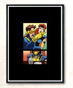 Mutant Yelling Meme Modern Poster Print