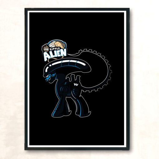 My Little Alien Modern Poster Print