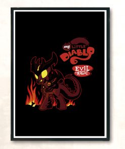 My Little Diablo Modern Poster Print