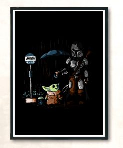 My Neighbor Mando Modern Poster Print