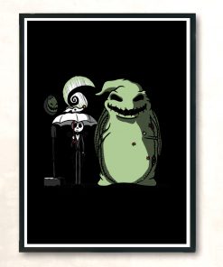 My Neighbor Oogie Modern Poster Print