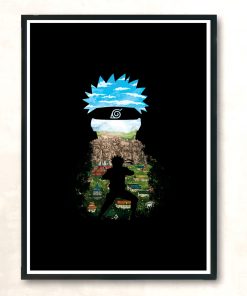 Naruto The Hidden Leaf Hero Modern Poster Print