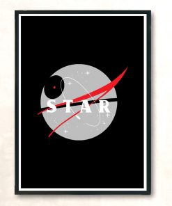 Nasadeathstar Modern Poster Print