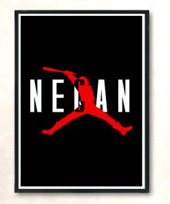 Negan Basketball Modern Poster Print