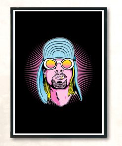 Neon Nirvana Modern Poster Print