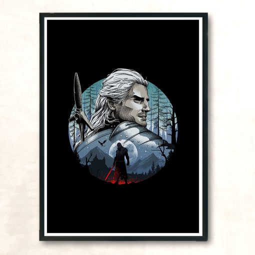 New Geralt Of Rivia Wild Hunter Vintage Wall Poster