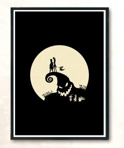 Nightmare Before Christmas Modern Poster Print