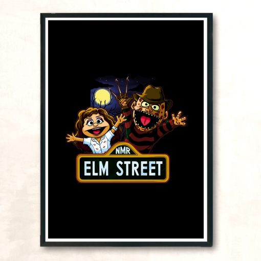 Nightmare Muppets Modern Poster Print