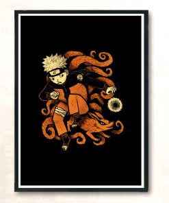 Nine Tails Modern Poster Print