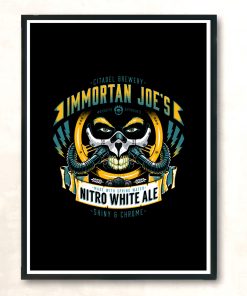 Nitro White Ale Modern Poster Print