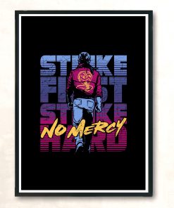 No Mercy Modern Poster Print