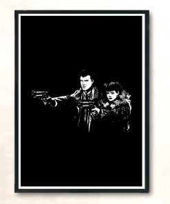 Noir Fiction Modern Poster Print