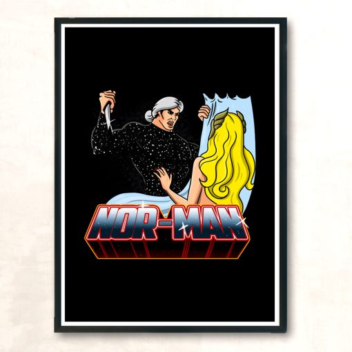 Nor Man Modern Poster Print