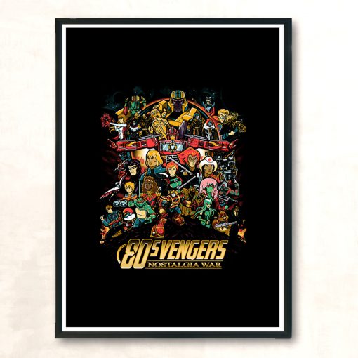 Nostalgia War Modern Poster Print