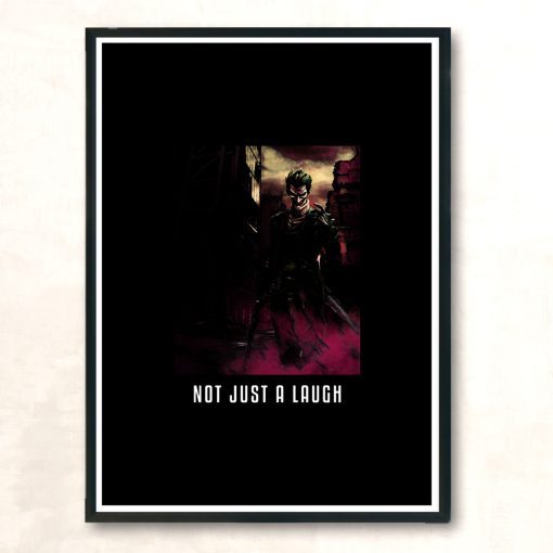 Not Just A Laugh Modern Poster Print