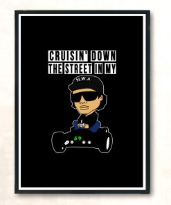 Nwa Hip Hop Funny Compton Rap Nintendo 64 Modern Poster Print