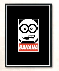 Obe Banana Modern Poster Print