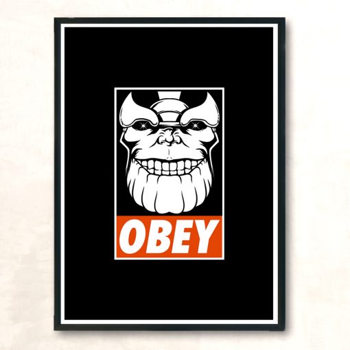 Obey The Titan Modern Poster Print