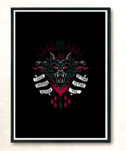 Oceans Of Time Goth Tattoo Dracula Vampire Modern Poster Print