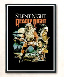 Official Silent Night Deadly Night Vintage Wall Poster