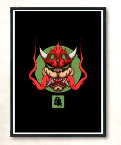 Oni Turtle Modern Poster Print