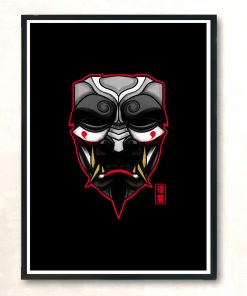 Oni Vendetta Modern Poster Print