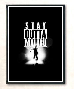 Outta Malibu Modern Poster Print